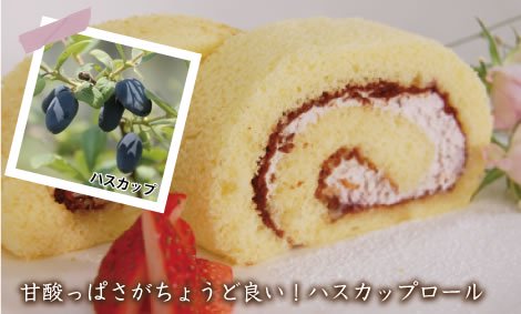 ハスカップロールケーキ 菓子司水野屋 北海道喰べ屋