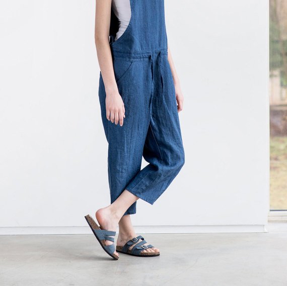 linen loose jumpsuit