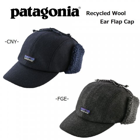 patagonia wool ear flap cap