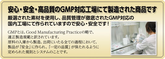GMP対応工場