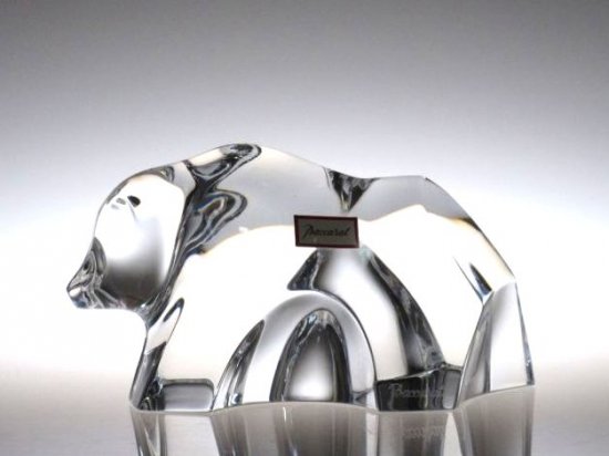 バカラ フィギュリン 動物 置物 クマ ベア オーナメント クリスタル オブジェ 熊 Bear - アンティーク ヴィンテージの高級クリスタル 陶磁器｜グラスクラシック