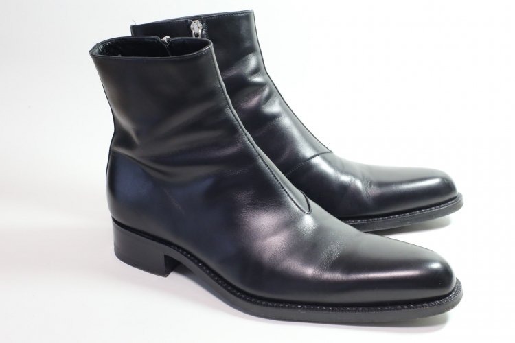 550 使用数回 セルジオ・ロッシ ショートブーツ 61/2 ブラック カーフ - SHOESAHOLIC 公式 | 高級靴の買取委託と中古