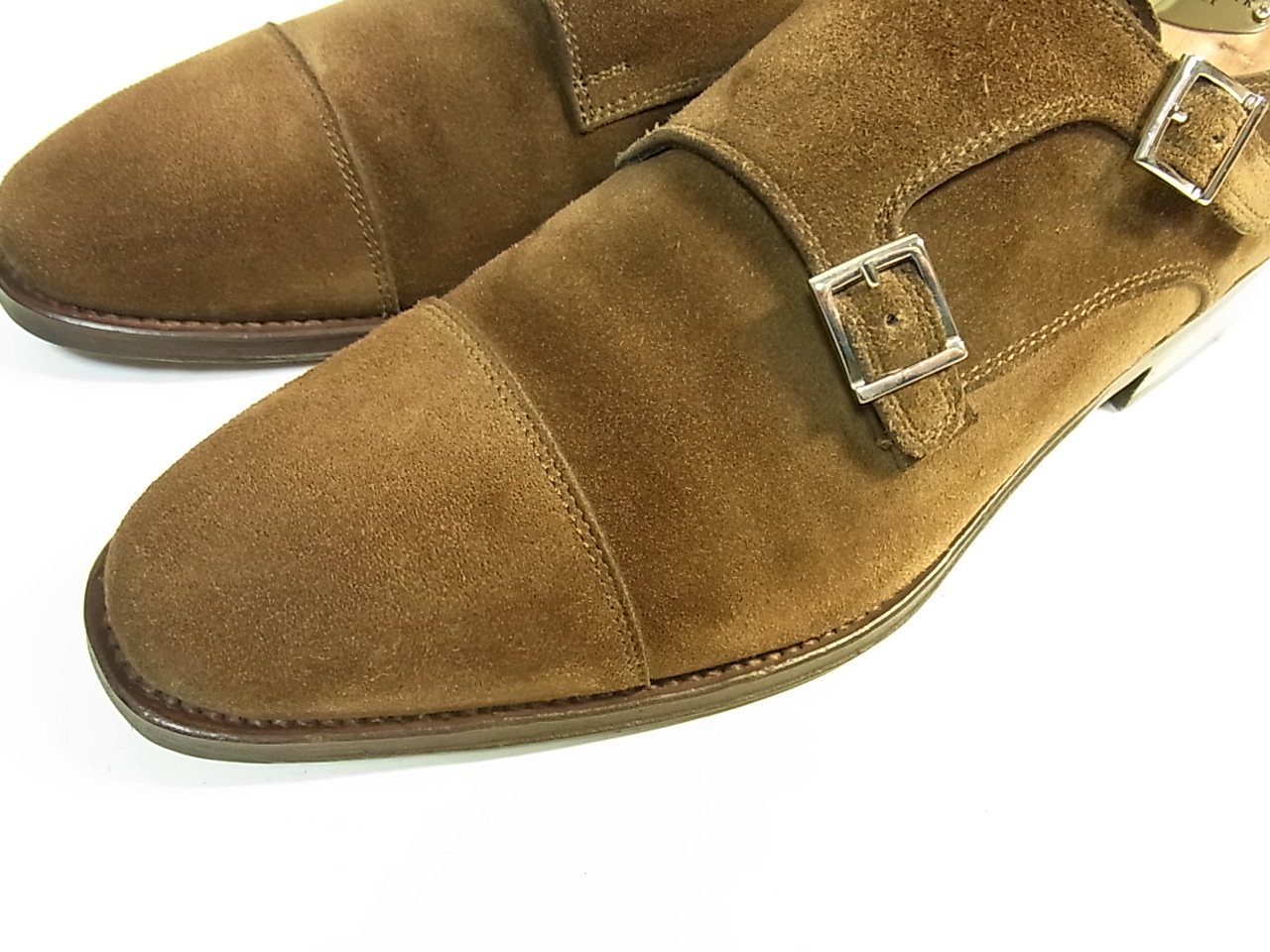 139 極上 サントーニ Santoni スエード Wモンク ビームス別注 - SHOESAHOLIC 公式 | 高級靴の買取委託と中古