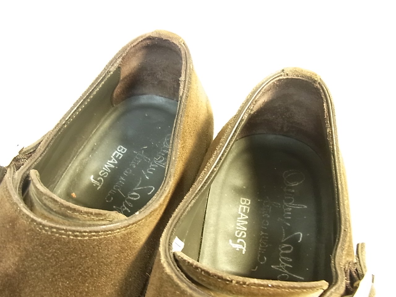 139 極上 サントーニ Santoni スエード Wモンク ビームス別注 - SHOESAHOLIC 公式 | 高級靴の買取委託と中古