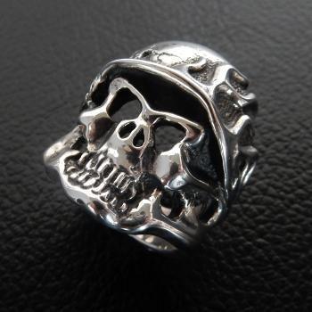 メキシカンジュエリーホール Skull Ring