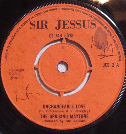 UNCHANGEABLE LOVE/THE UPRISING MAYTONE - GAMUSHARA DISC