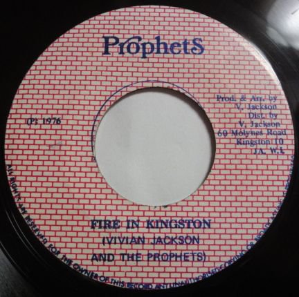 FIRE IN KINGSTON/VIVIAN JACKSON AND THE PROPHETS - GAMUSHARA DISC