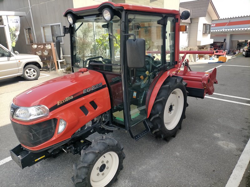 中古トラクター22馬力ヤンマーEF222エアコンキャビン-山形菊地農機商会