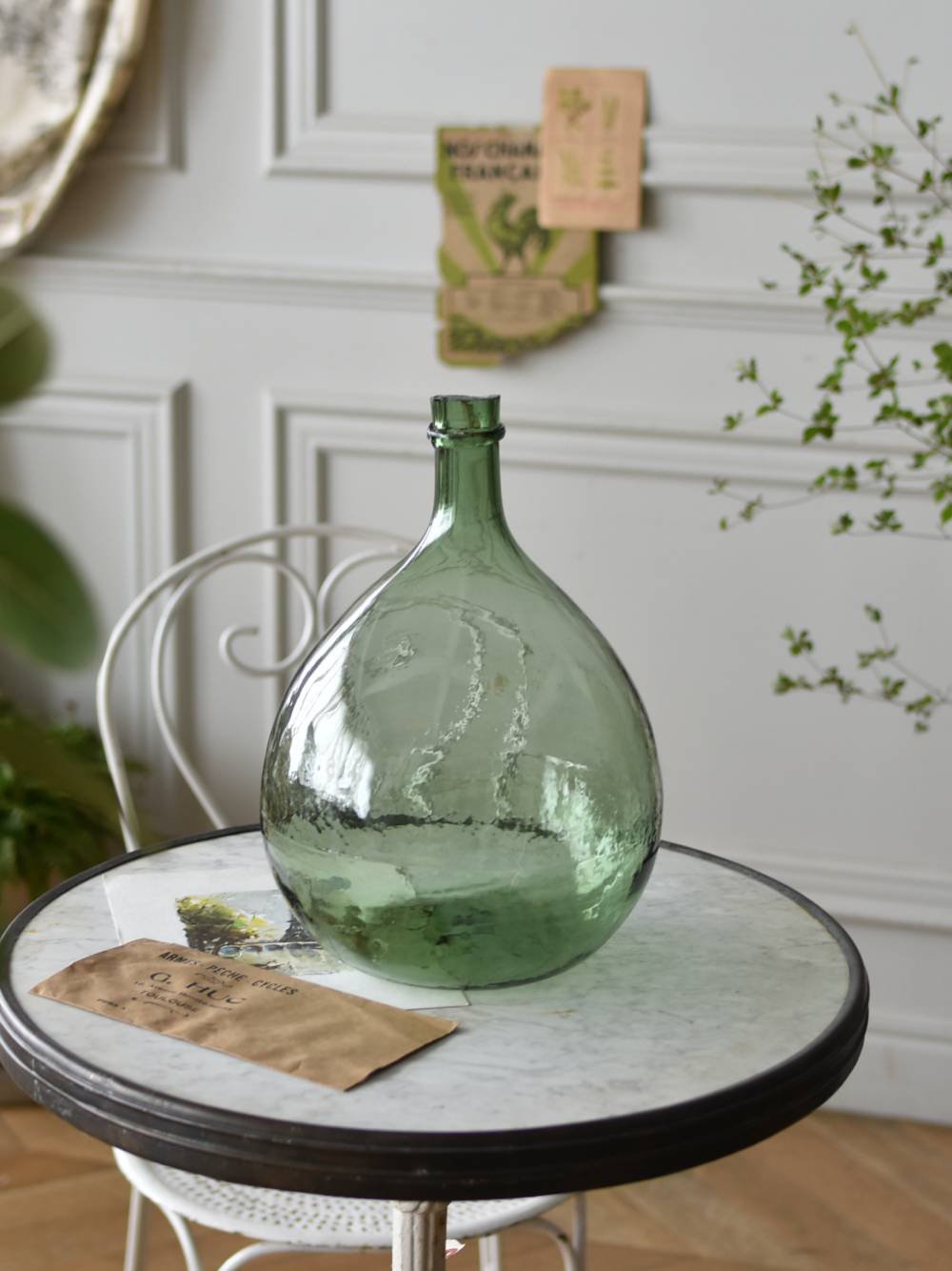 デミジョンボトル アンティーク 古道具 花瓶 ボトル ガラス瓶 