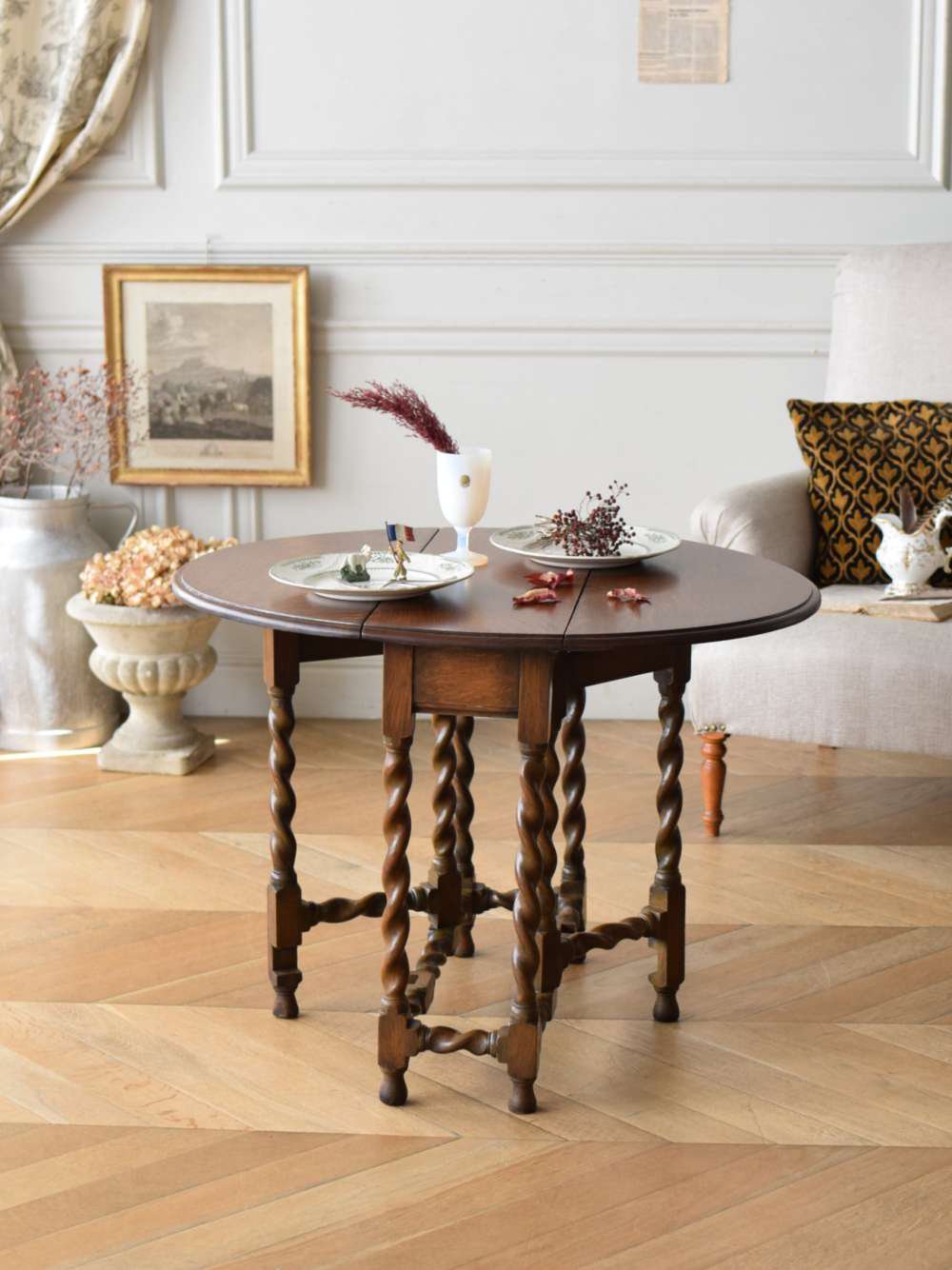 イギリスアンティーク家具 コーヒーテーブル バタフライテーブル