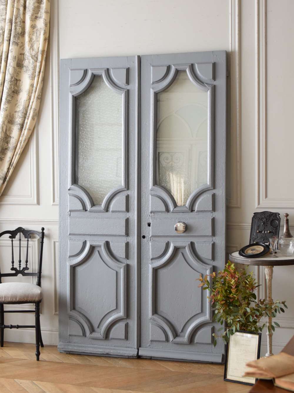 87％以上節約 フランス アンティーク french panel door ドア チェア 
