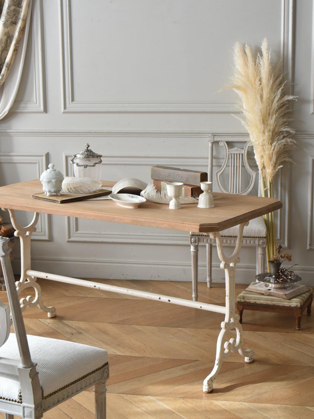 フランスアンティーク家具 鉄脚テーブル.16 フレンチテーブル