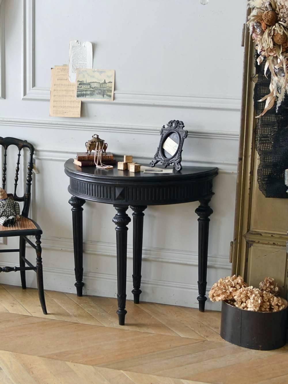 フランスアンティークテーブルコンソール