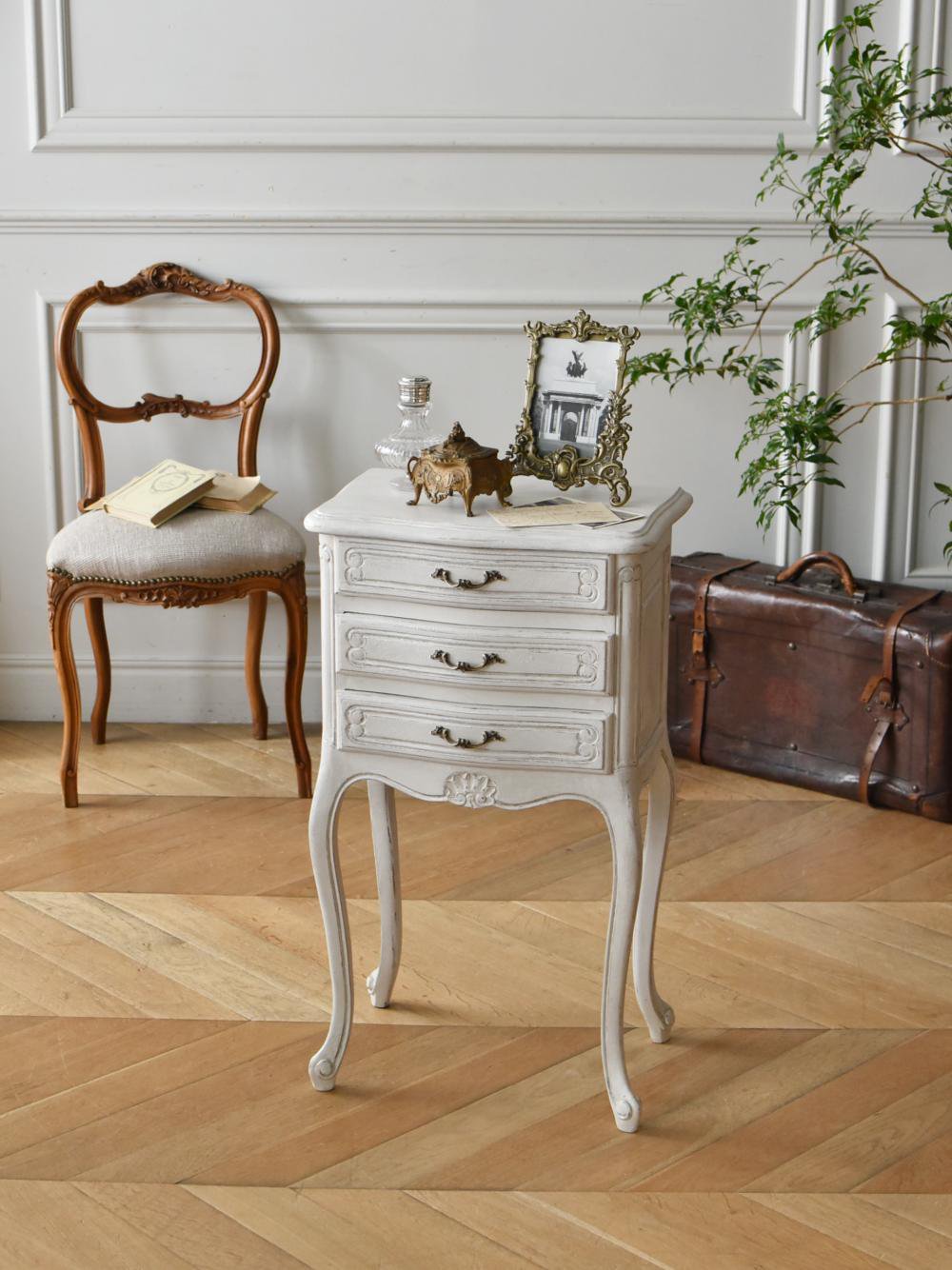 フランスアンティーク家具 ナイトテーブル.36 フレンチ小型家具