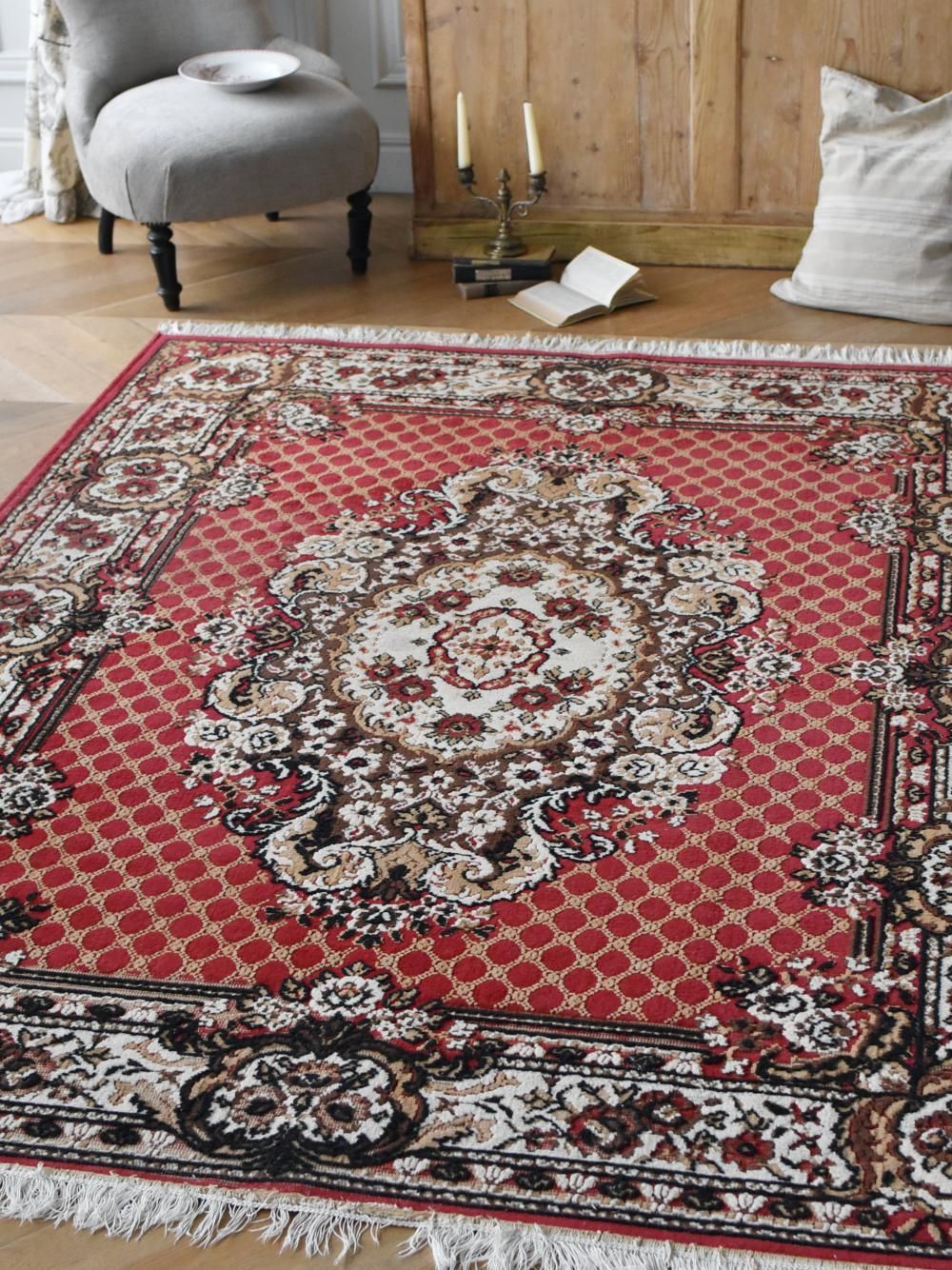 フランス　大判ヴィンテージラグ| antique midi購入 フランスで見つけた様々な文様が織り込まれたヴィンテージラグを販売し