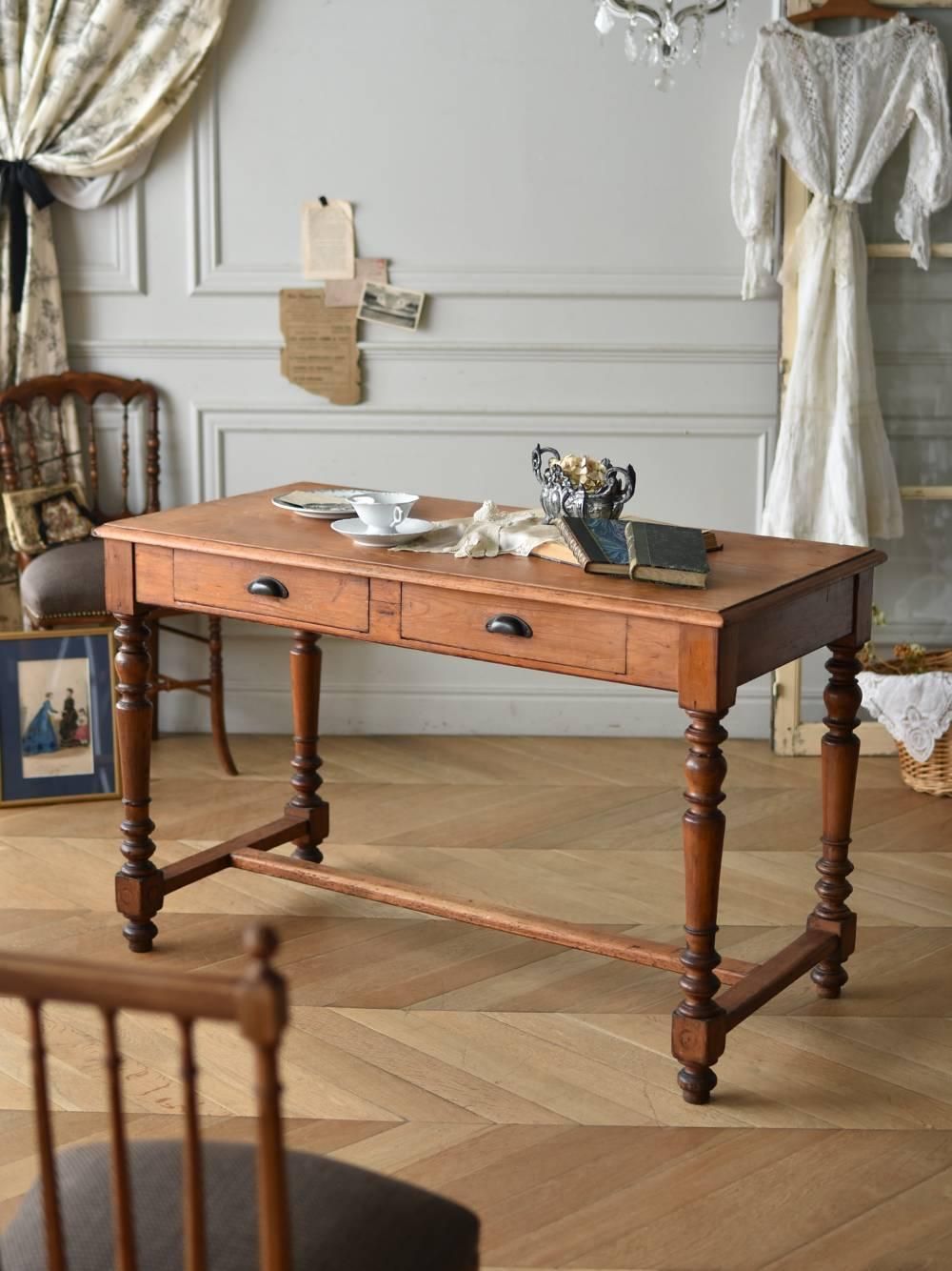 フランスアンティーク家具 アンティークテーブル.46 ナチュラルインテリア