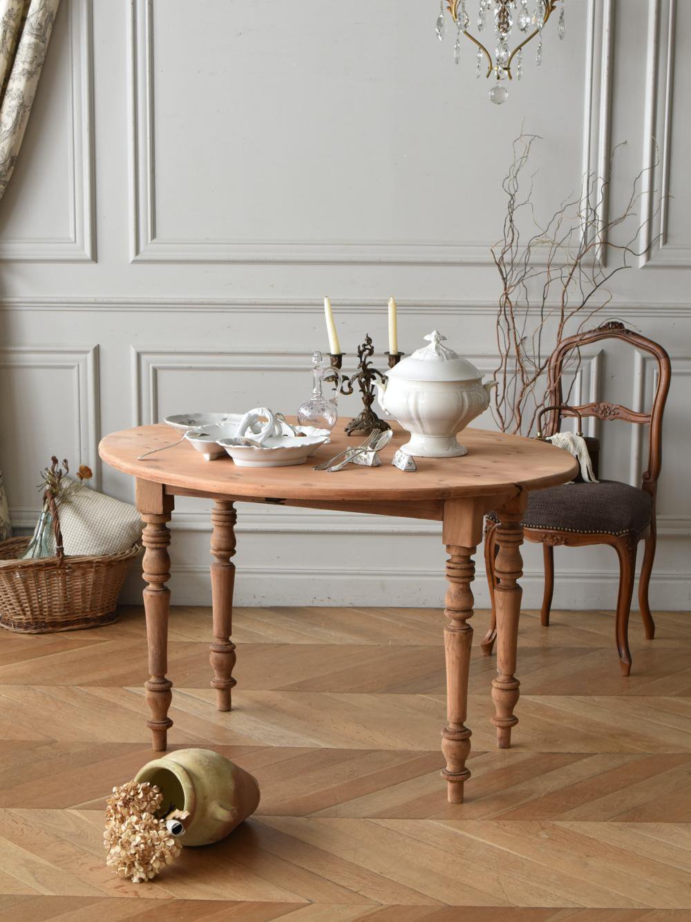 フランスアンティーク家具 バタフライテーブル.2 アンティークテーブル