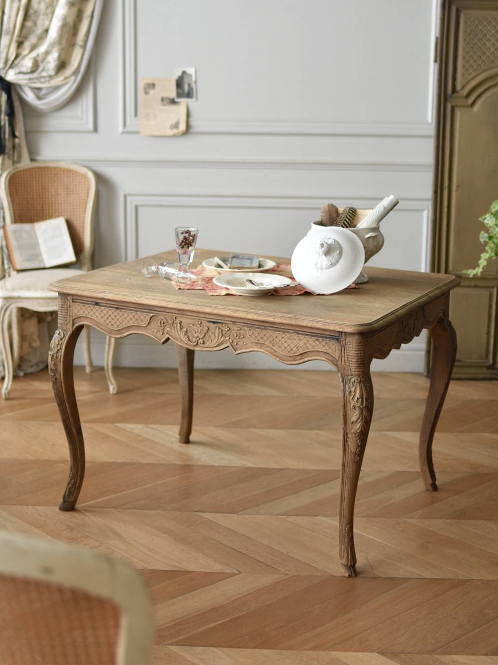 フランスアンティーク家具 フレンチテーブル.18 ダイニングテーブル