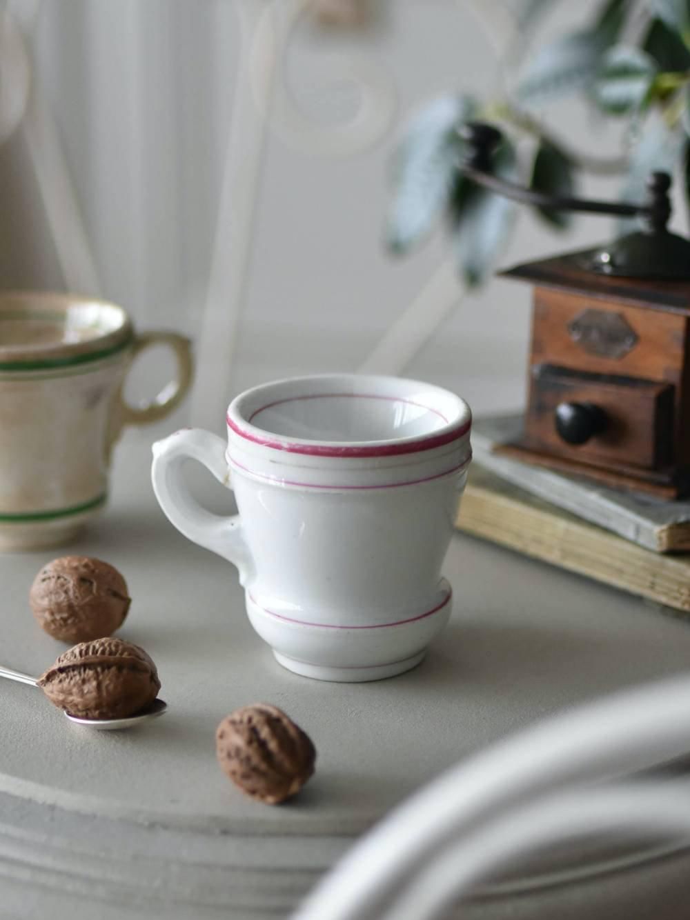 フランス アンティーク ブリュロ コーヒーカップ フランスアンティークカップ「ブリュロ」お買得価格になりました