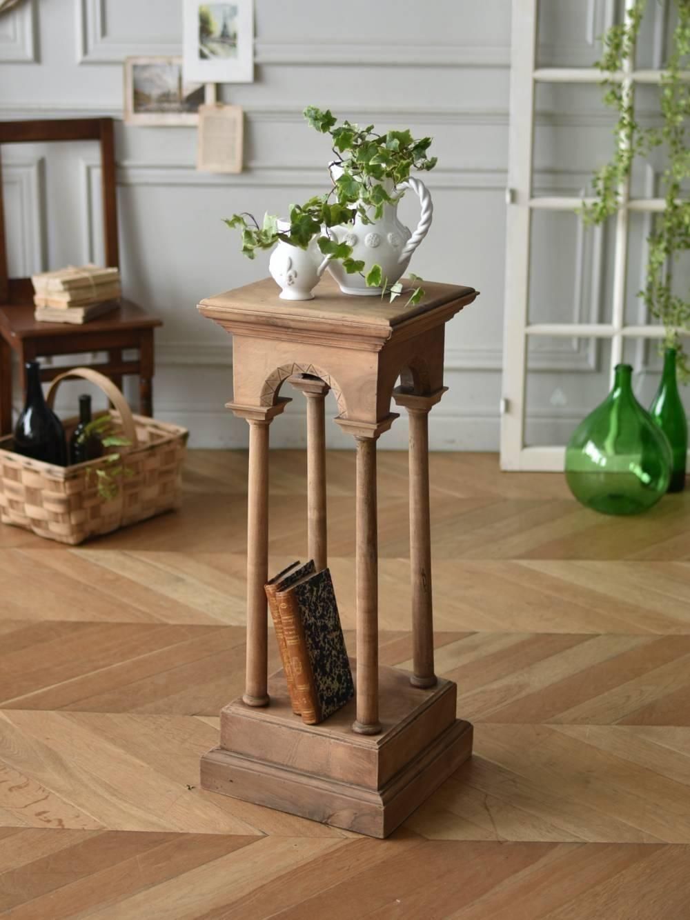 展示台　デッサン　美術　アート　ナラ材　アンティーク　古家具　古道具　レトロ 展示台デッサン美術アートナラ材アンティーク古家具古道具レトロ