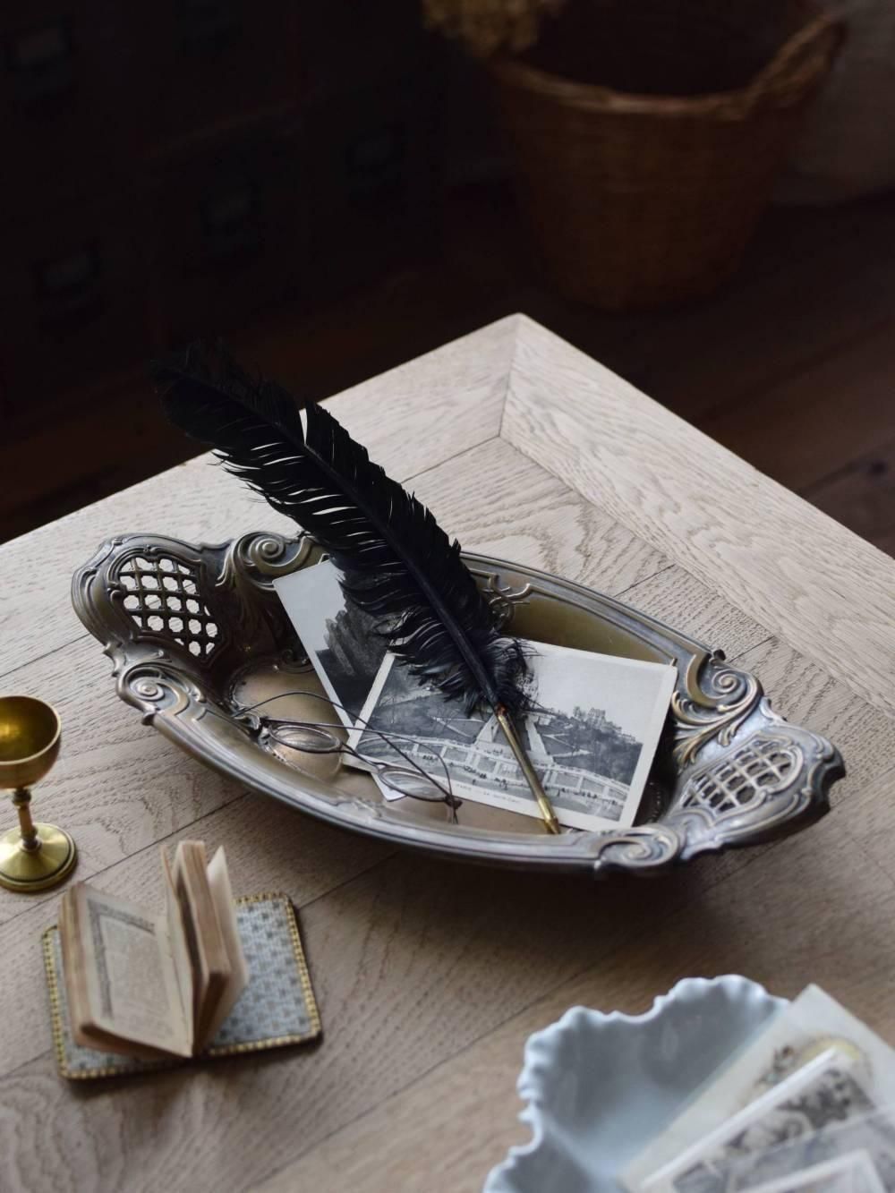 フランスアンティーク ハンド トレイ 真鍮 淑女の手 オブジェ 蚤の市