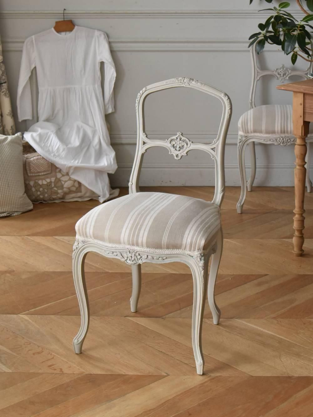 アンティークチェア.White8 フランスアンティーク家具 フレンチ