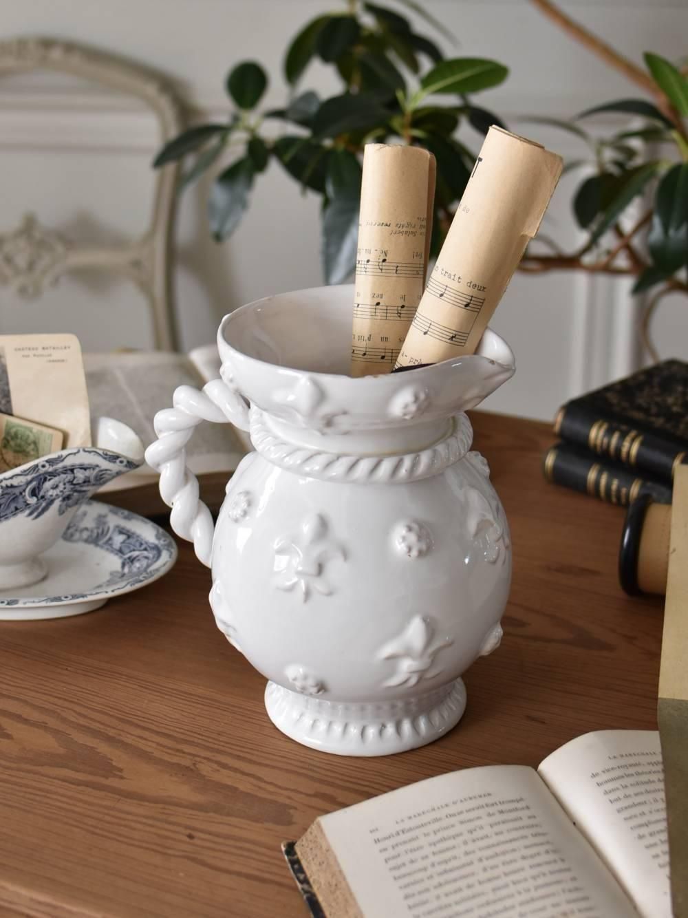 アンティークピシェ.17 フランスアンティーク雑貨 陶器 マリコルヌ