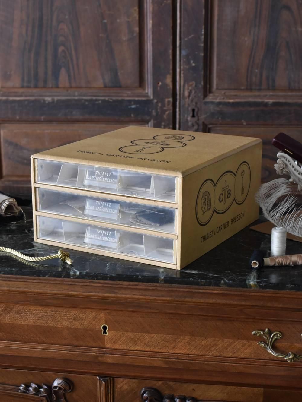 1950年代 フランス カルティエ・ブレッソン スプール・キャビネット＊ドロワー 1950年代 フランス カルティエ・ブレッソン スプール
