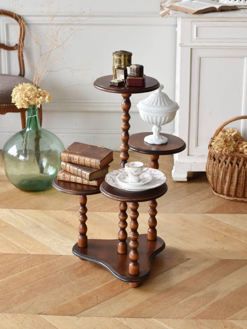 木製プランタースタンド.28 フランスアンティーク家具 フラワー