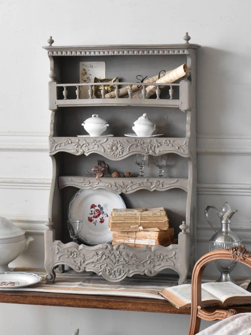 アンティークシェルフ.2 フランスアンティーク家具 飾り棚 フレンチ