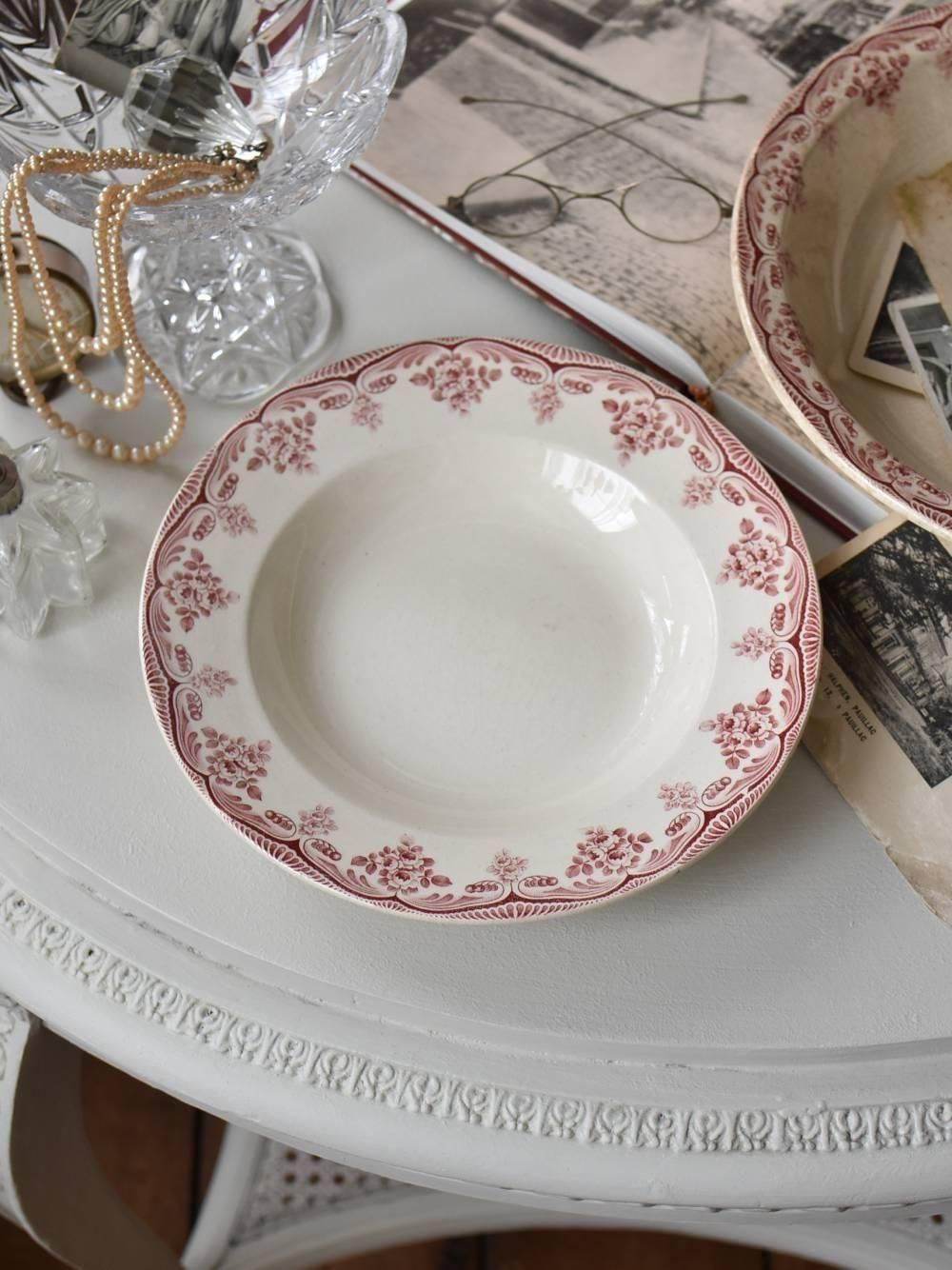 フランスのアンティークプレート、古いお皿 - Antiques *Midi