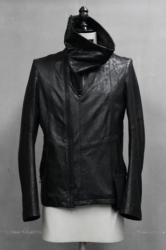 JULIUS(ユリウス)　LAMB NUBACK スラッシング　ハイネック　ジャケット　(BLACK) 567BLM4 SLASHING  HI-NECK JACKET レザー　ライダース　通販　広島市　 - Jacuzzi by 