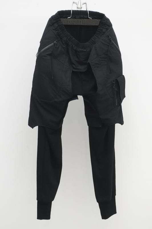 12000円で購入させて下さいjulius print hem zip pants - チノパン