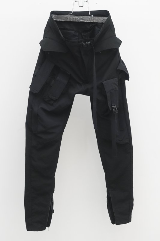 JULIUS(ユリウス) POLYESTER OX TACTICAL PANTS (BLACK) 617PAM15 ...