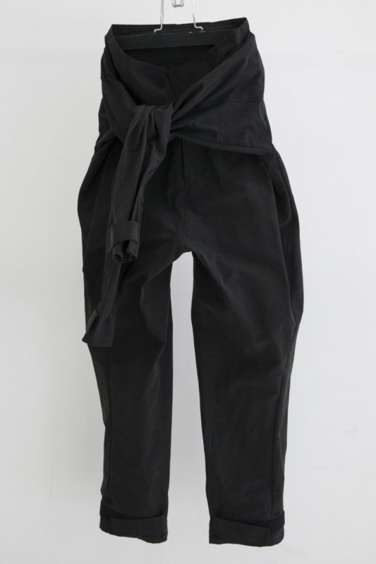 JULIUS(ユリウス) CO/NY GROSGRAIN COMBINATION SLEEVE BAGGY PANTS