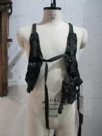 JULIUS_7(ꥦ)  COATED CLOTH ϡͥ  ٥ (BLACK)