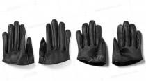 ͽʡ12-2ͽ_JULIUS (ꥦ)  DEER STRETCH SKIN FIVE FINGER GLOVES (BLACK)