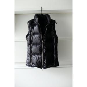 junhashimoto 3way DOWN VEST soft nylon (BLACK) ダウン ベスト ...