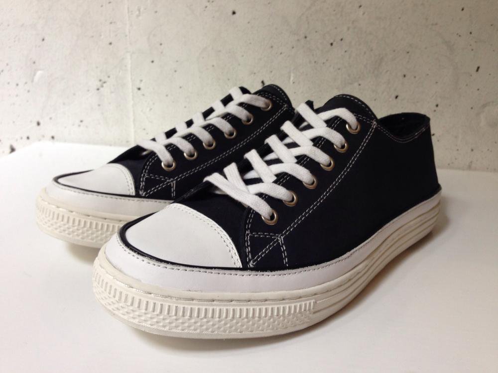 レザー　スニーカー　オｰルスター　attack the mind 7 CALF LEATHER LOW CUT ALL STAR SNEAKER  (BLACK/CAMEL/WINE/NAVY) COV-002 