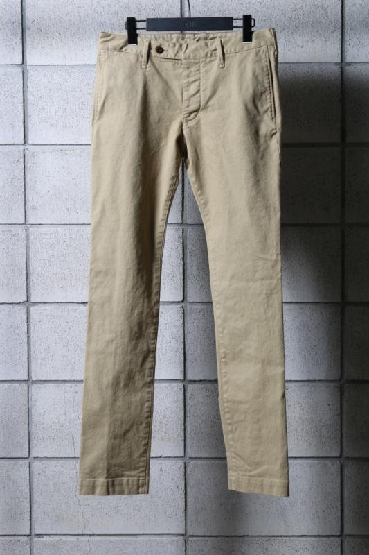 wjk white tag inspired banana chino 17.5 pants (BEIGE)　 5136-c17ob ダブルジェイケイ　 ホワイト　タグ　インスパイヤード　バナナ　チノ　ストレッチ　パンツ　ベージュ 　通販　オンラインショップ　 - Jacuzzi by cortina