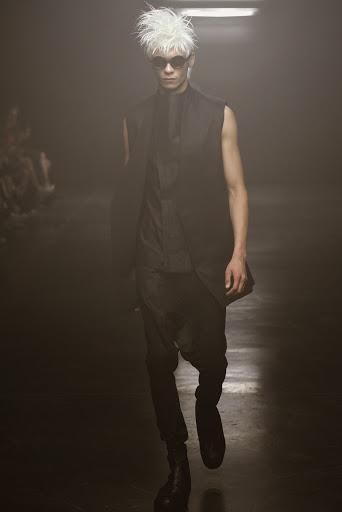 JULIUS VI/WO CINZ GABA シームドパンツ α (BLACK) 497PAM1 ユリウス