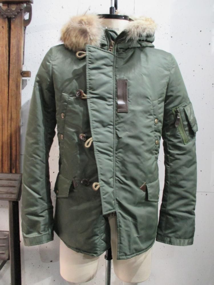 SALE セール wjk nylon N-3B ジャケット ブルゾン (WINE/KHAKI