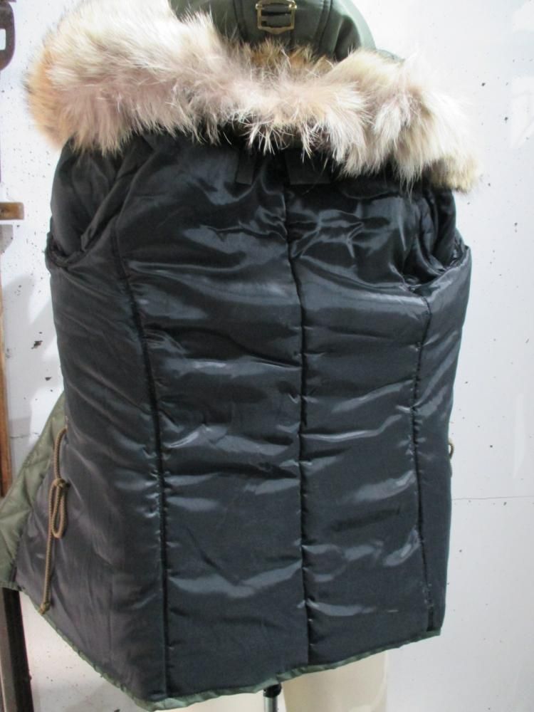 WJK (ダブルジェイケイ) ラクーンファー付きナイロンN-3Bジャケット WJK (ダブルジェイケイ) ラクーンファー付きナイロンN-3B