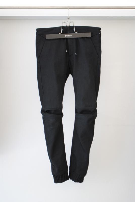 CIVILIZED DENIM ARTICULATED イージー パンツ (BLACK) CS-1115