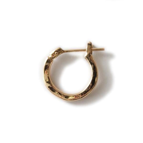 k18Gold Hammered Hoop Pierce(S) vivify - novius-it.hu