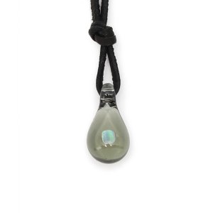 VIVIFY x Topnoch　Flat Back Color Opal Necklace（スモークブラック）