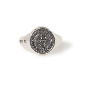 【12/24までにお届け可】Hallmarks Coin Seal Ring /Logo