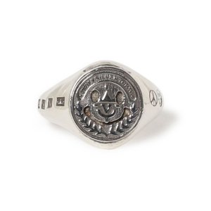 【6/20 価格改定】Hallmarks Coin Seal Ring / Smiley