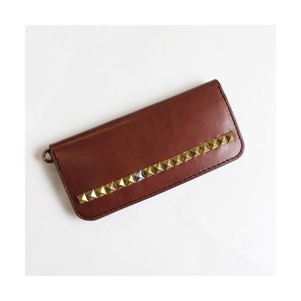 GoodLuck Row Studs Long Wallet - VIVIFY STORE