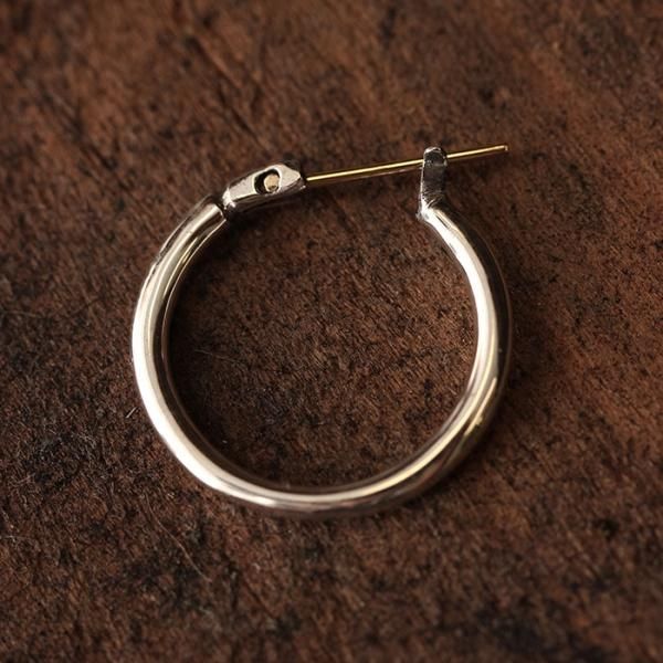 k18goldpost Hoop Pierce (L) - VIVIFY STORE